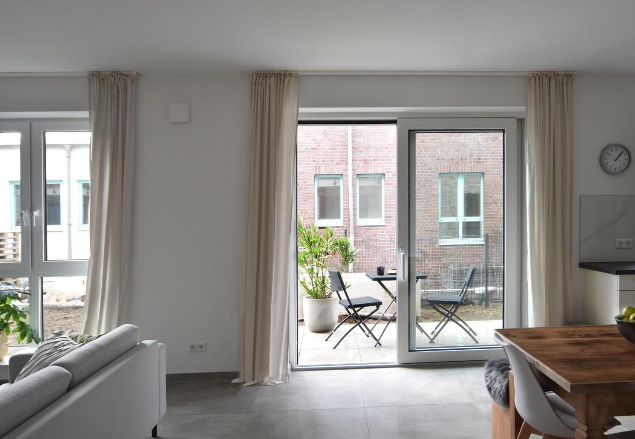 Familienfreundliche Neubauwohnung Mit Terrasse Hamburk Exteriér fotografie